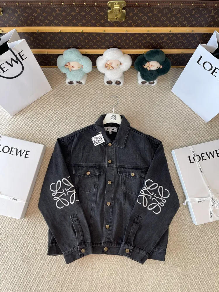 로에베 데님 아나그램 자켓