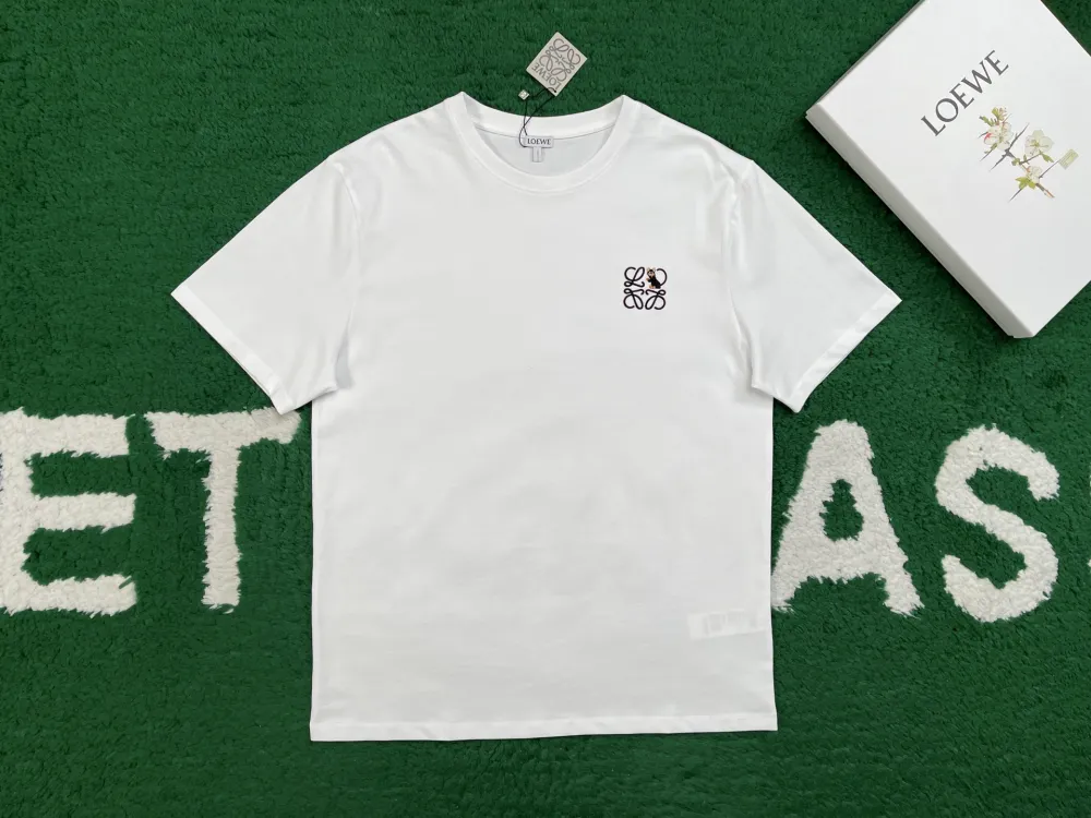 로에베×루이스 웨인 아나그램 코튼 저지 티셔츠