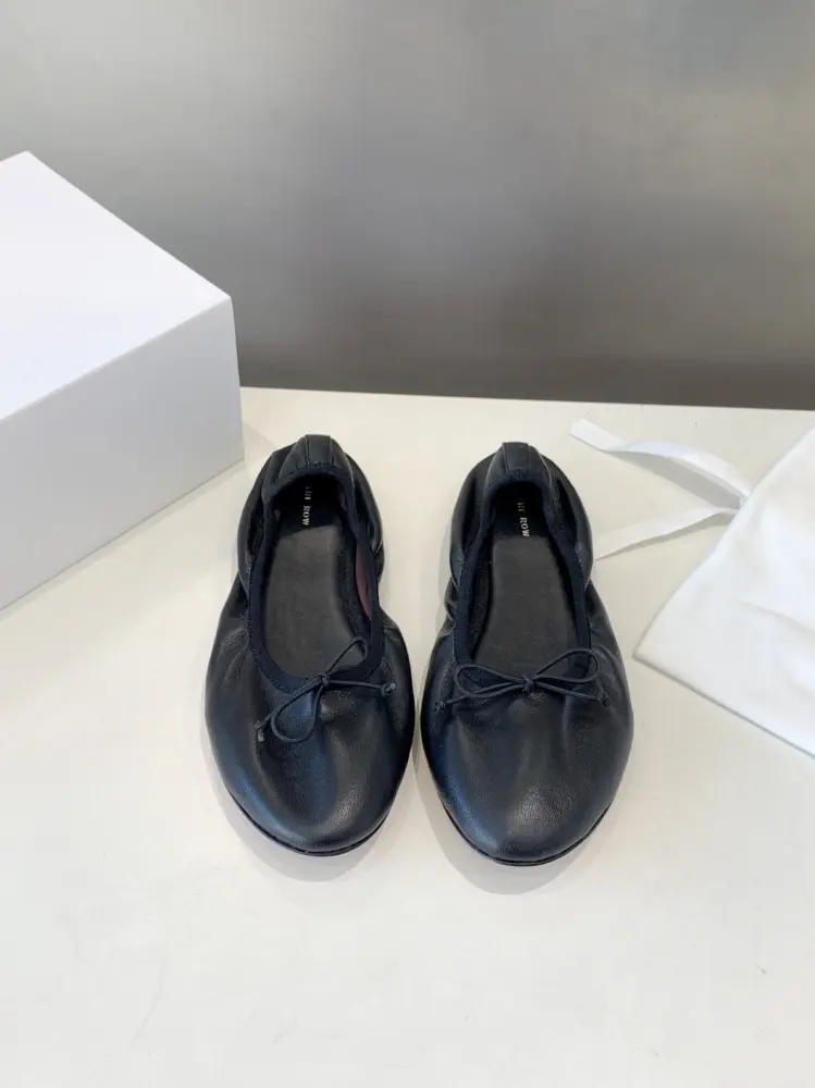 아와르 리본 발레리나 플랫