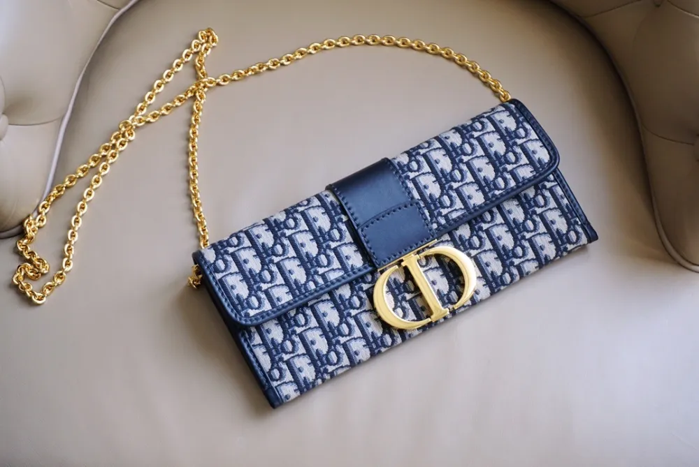 디올 30 몽테인 체인 클러치백 오블리크