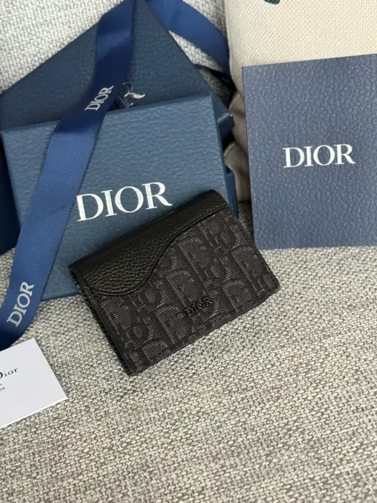 디올 새들 비즈니스 오블리크 카드케이스