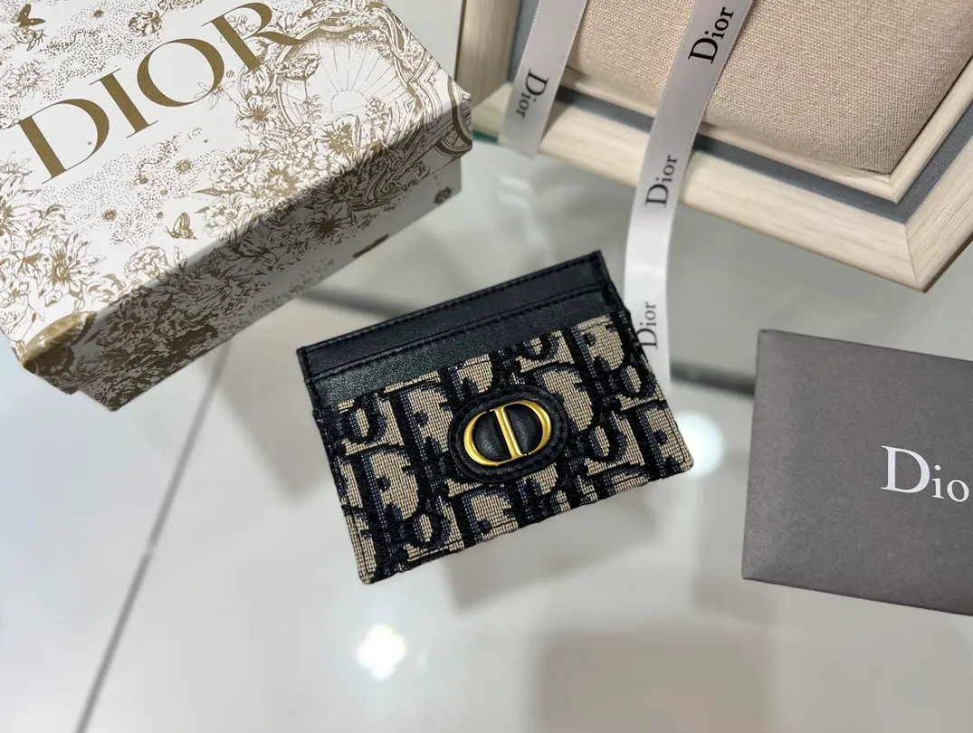 디올 30 몽테인 5슬롯 오블리크 카드홀더