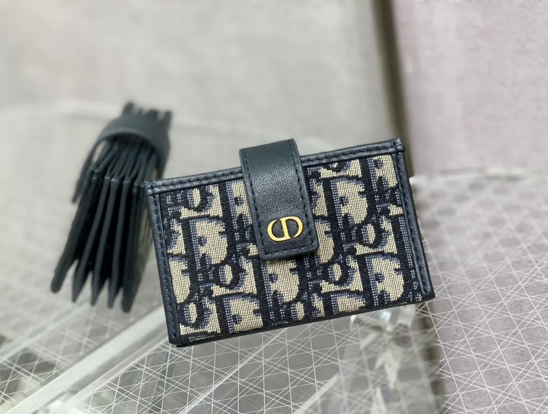 디올 30 몽테인 아코디언 오블리크 카드지갑