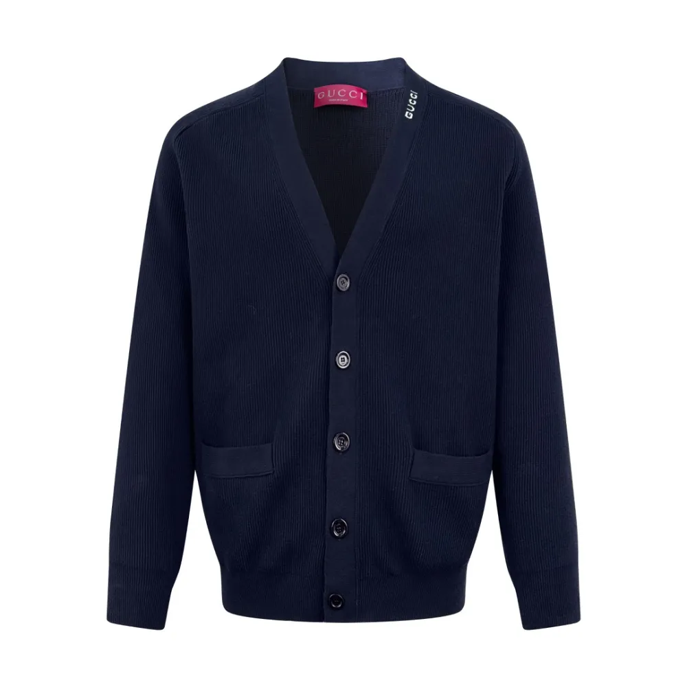 인타르시아 실크 코튼 가디건