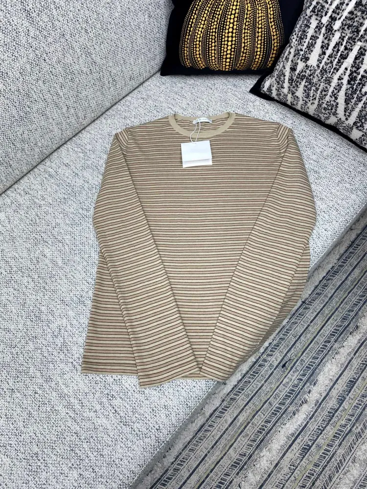 25SS 스트라이프 코튼 니트