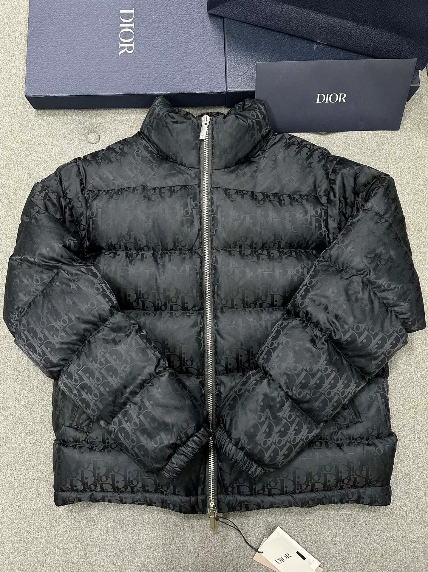 디올 오블리크 다운 자켓