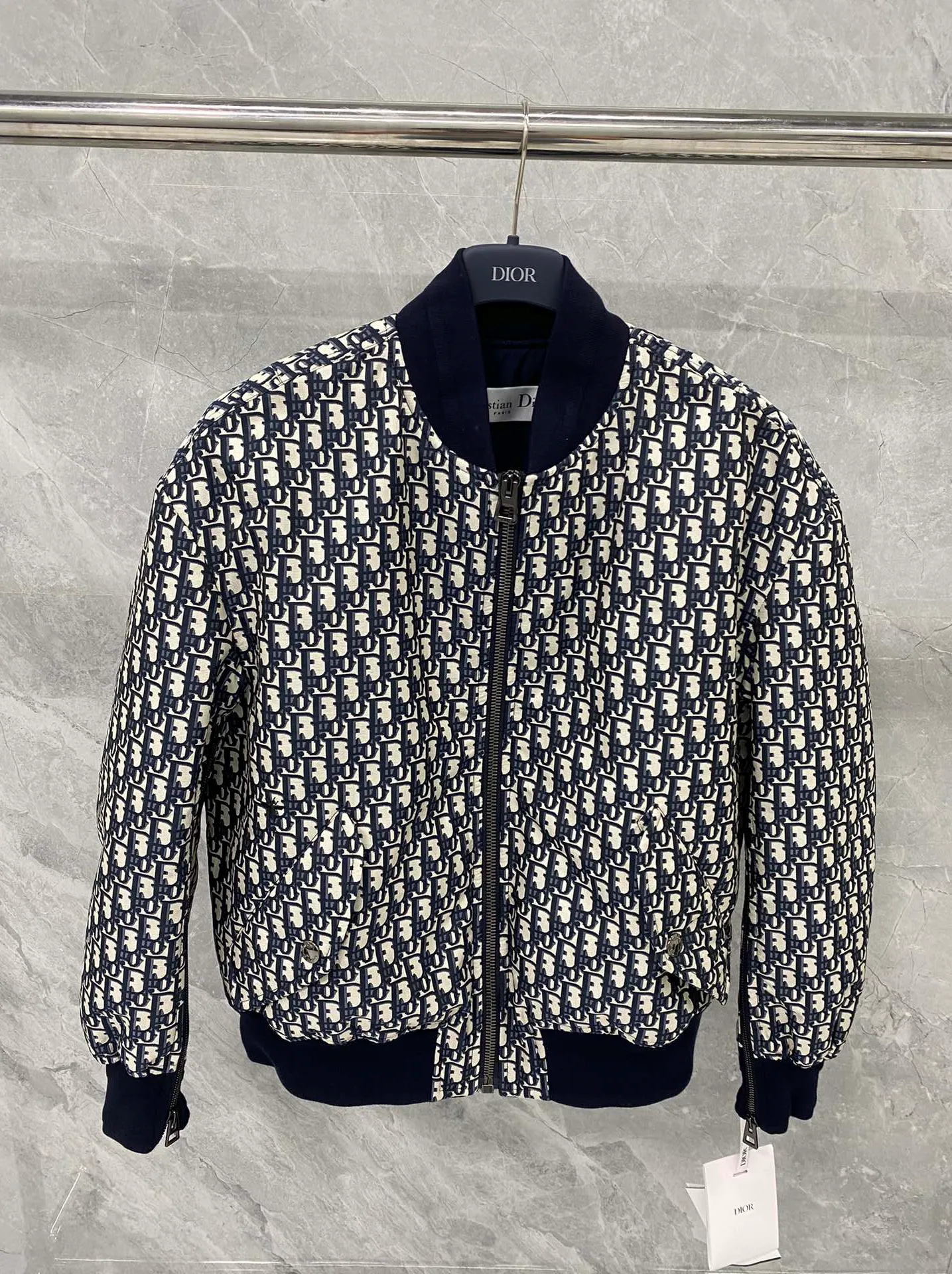 디올 오블리크 봄버 자켓