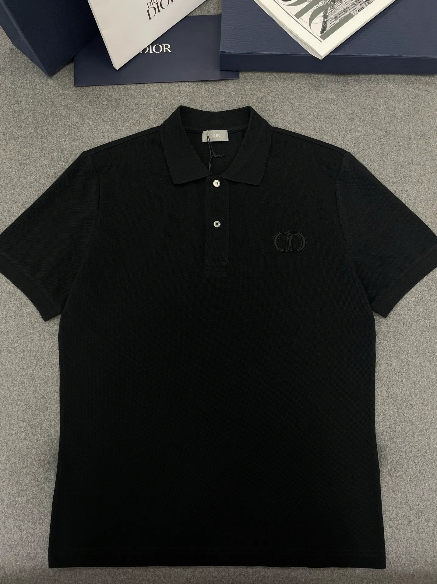 디올 CD 아이콘 폴로 셔츠