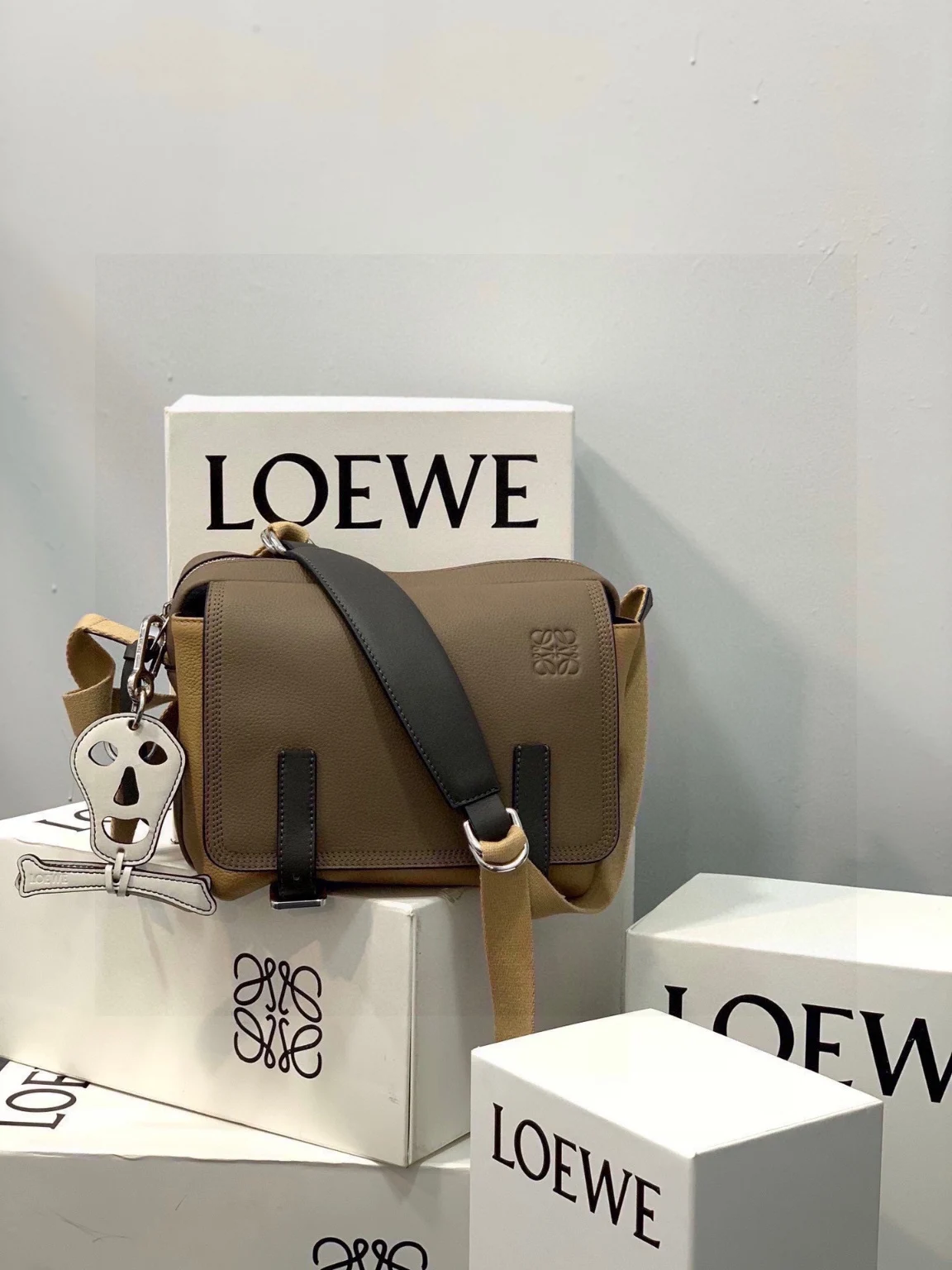 밀리터리 XS 메신저백